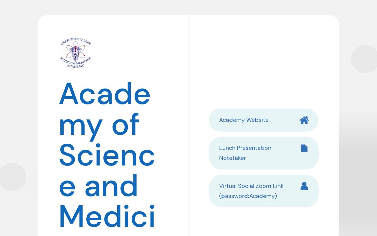 Academy of Science and Medicine